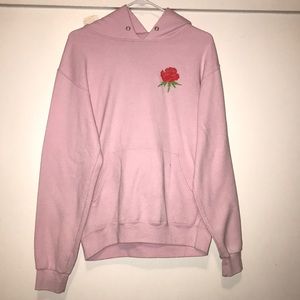 Pink Rose hoodie